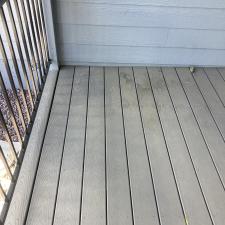 Precision-powerwash-services-performed-in-Prescott-arizona-Trex-deck-cleaning-and-oxidation-removal-on-garage-door-stain-removal 0